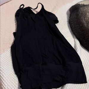 Black lululemon tank with bra